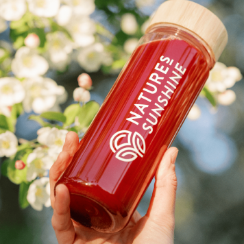 Botella de cristal con logotipo 500 ml NSP, modelo 65118  | Imagen № 2